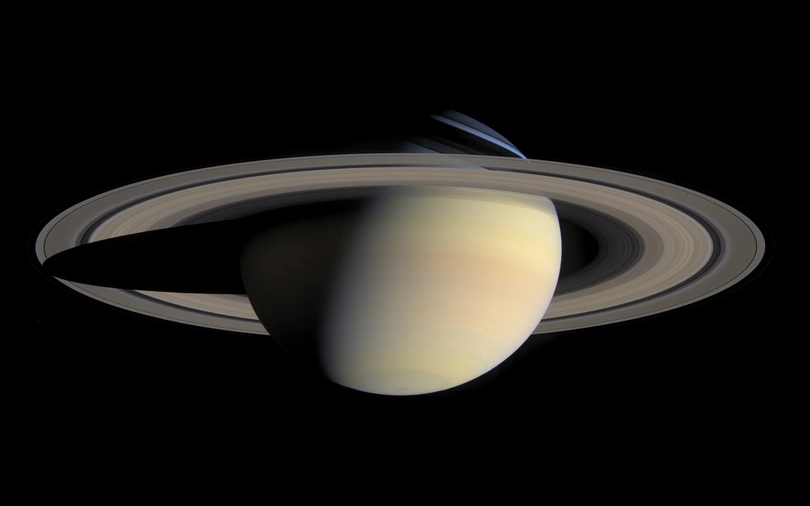 Cassini photograph of Saturn and its rings